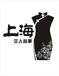 矢量上海旗袍logo