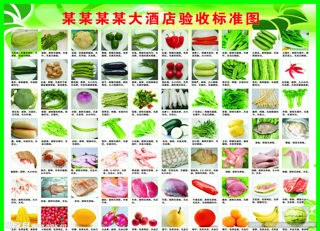 验收标准图