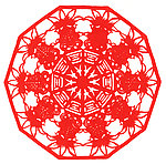 金玉满堂剪纸