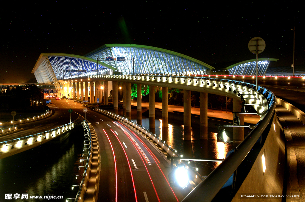 浦东机场夜景