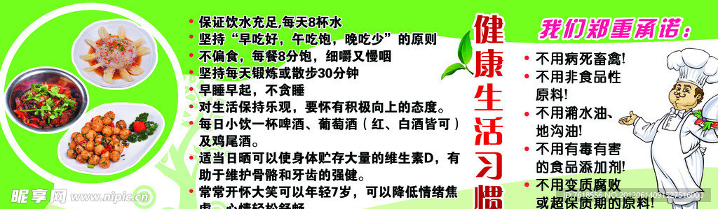 健康营养展板