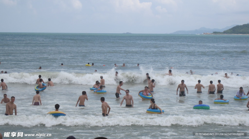 夏天的海滩