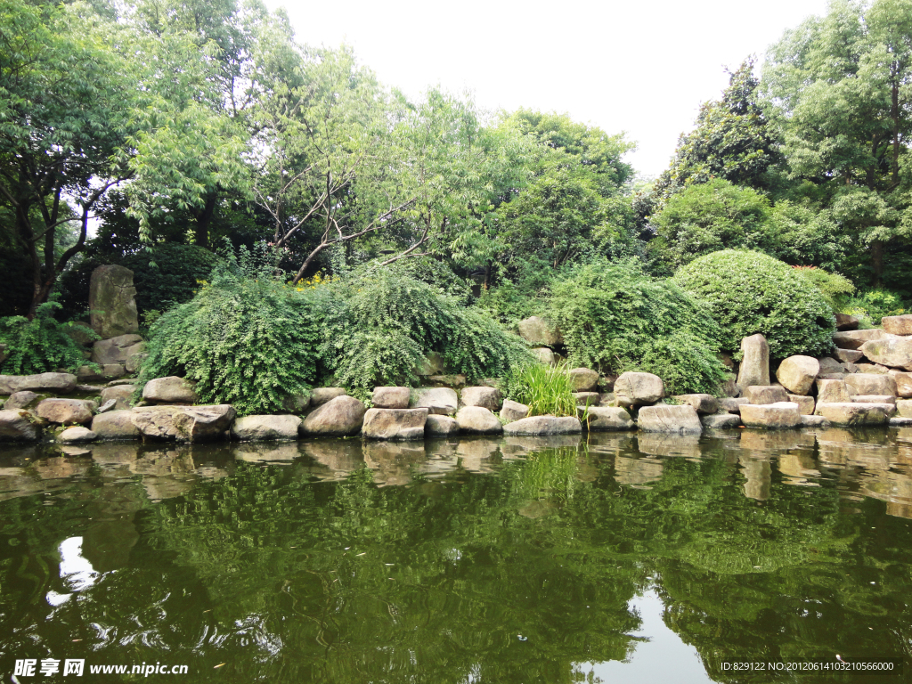 公园一角 自然风景
