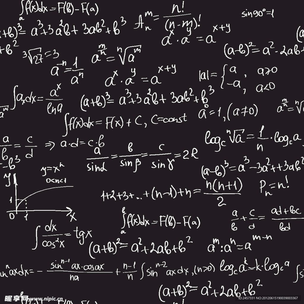 卡通蓝色数学工具公式函数图片素材免费下载 - 觅知网