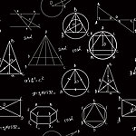 写满黑板的数学几何公式