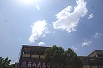 屋顶 白云