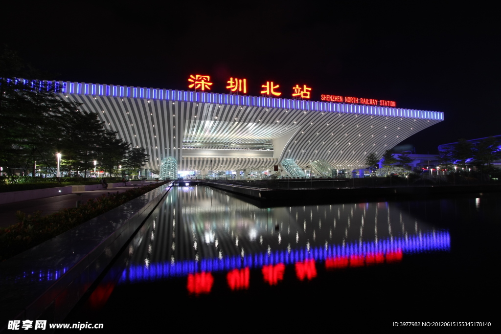 深圳北站夜景