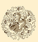 吉祥龙纹样