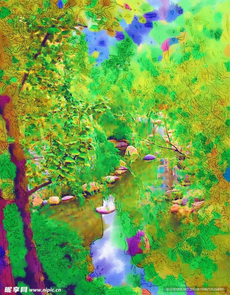 风景油画