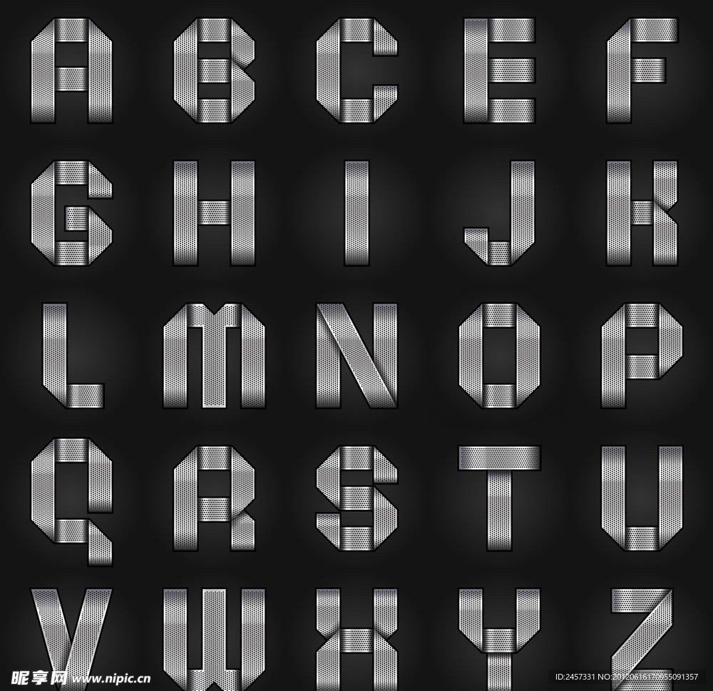 金属字母拼音
