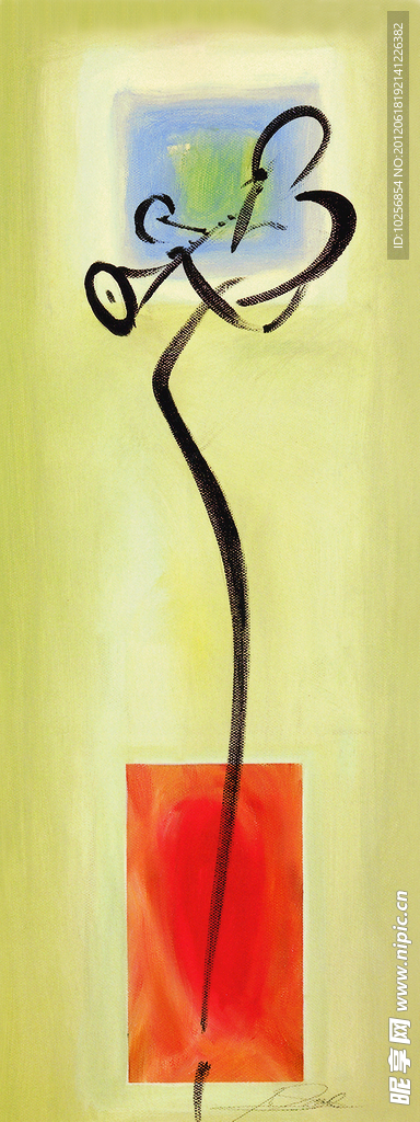 抽象油画