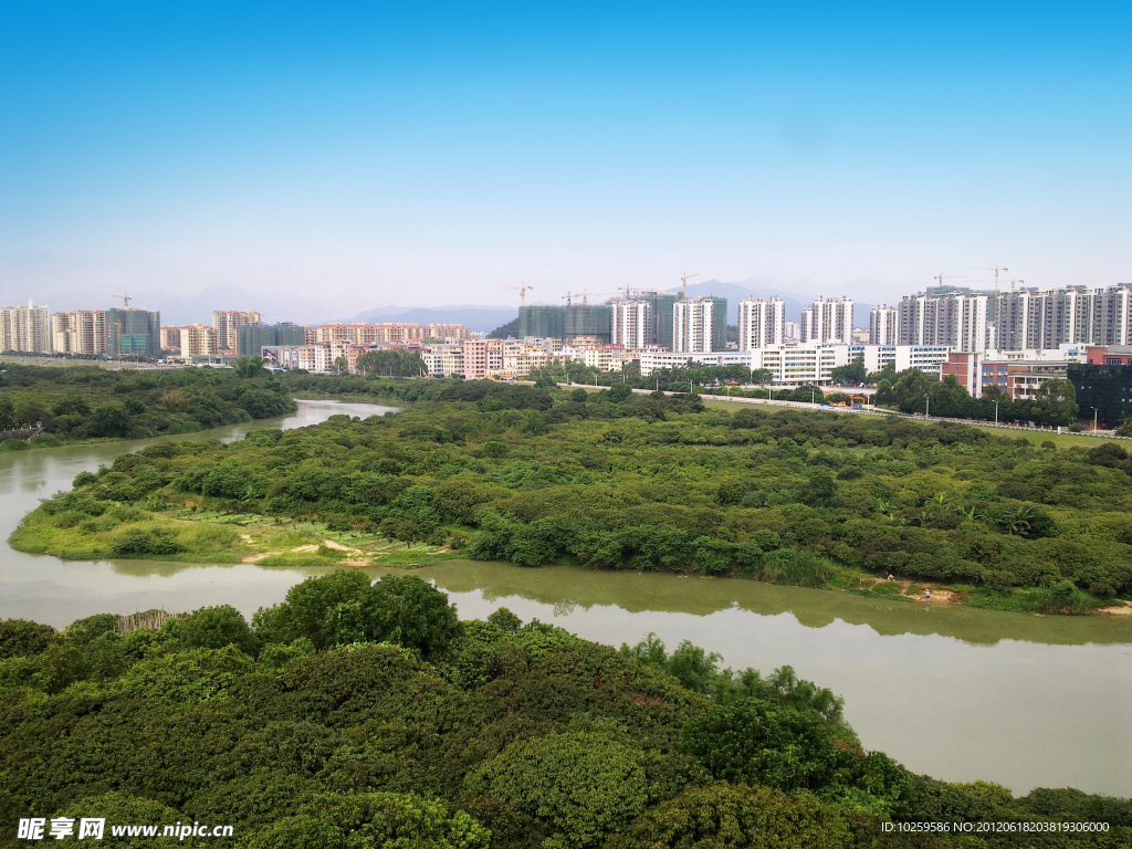 绿色城市风景