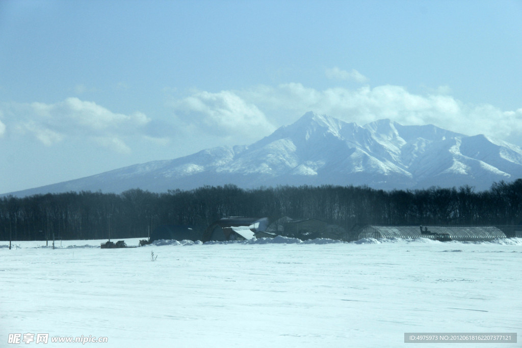 日本北海道 雪山（非高清）