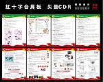 红十字展板设计