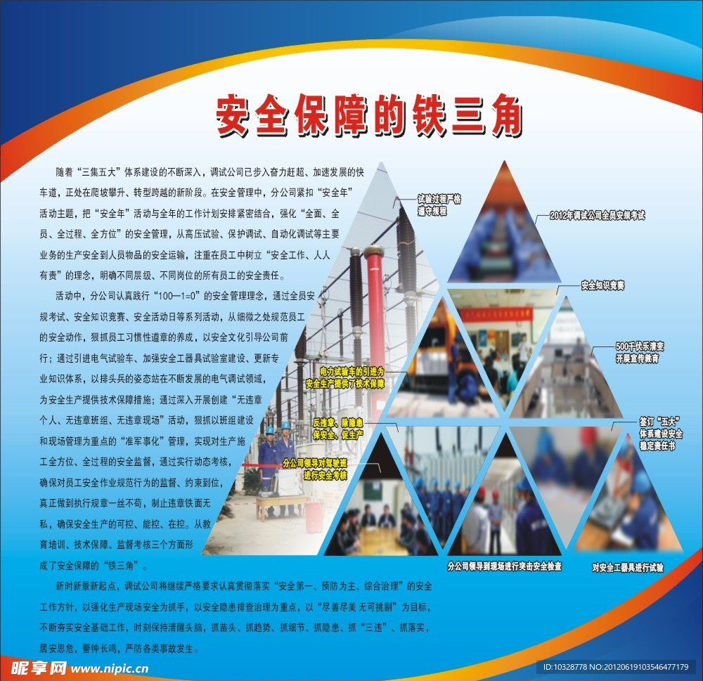 安全月板报设计