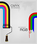 cmyk色彩墨迹墨点