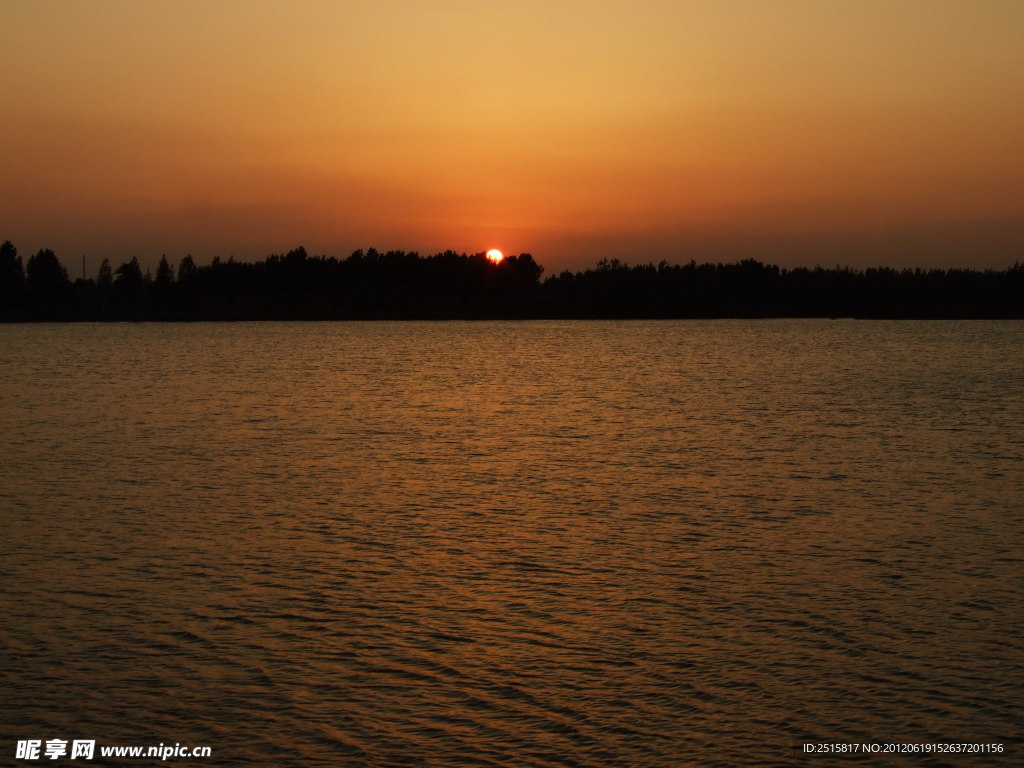 沂河夕阳