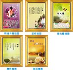 泡浴足浴推拿挂图