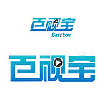 百视宝字体logo