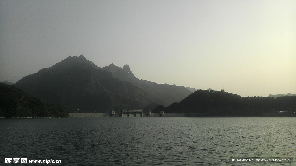 山水风景 雾灵山 山峰 大好河山