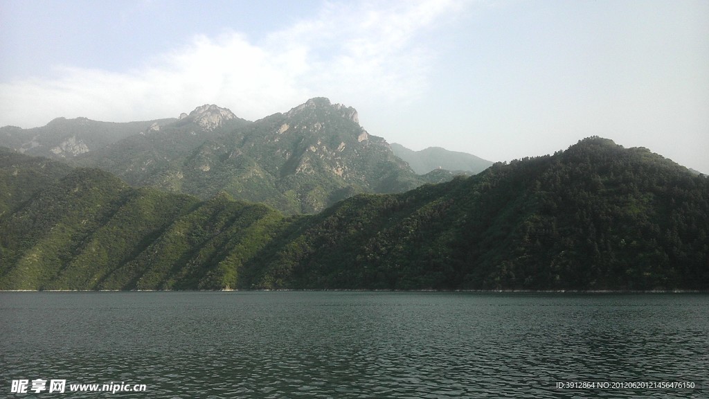 山水风景 雾灵山 山峰 大好河山