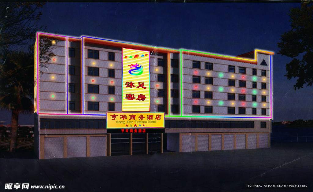 LED酒店效果图