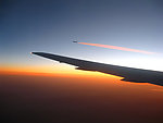 夕阳 机翼