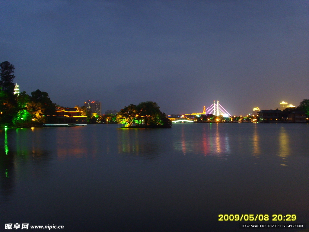 惠州西湖夜景