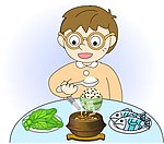 矢量儿童吃饭