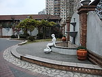 上海街头游园绿地照片