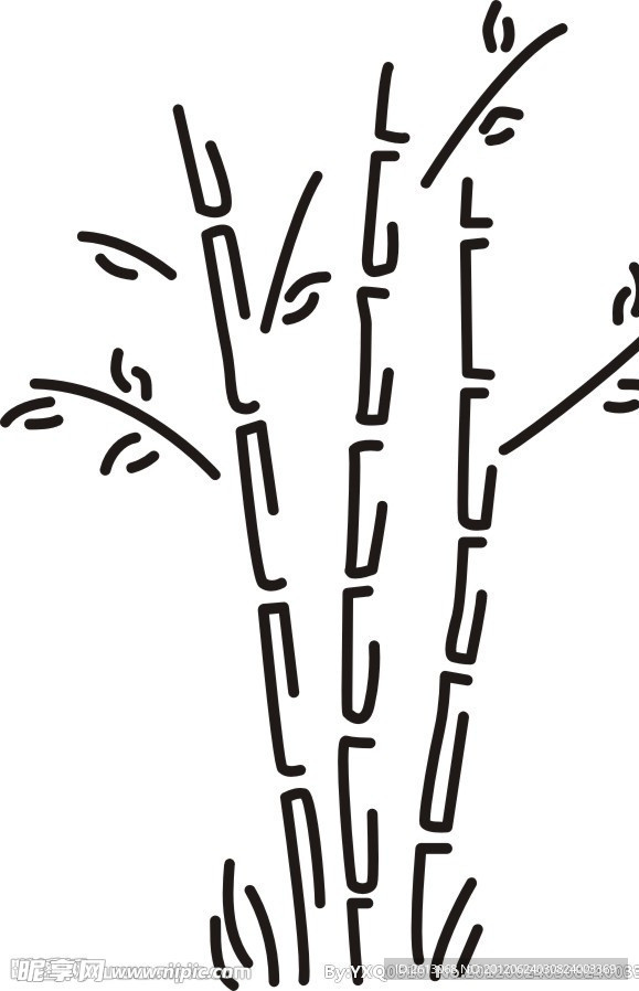 矢量竹
