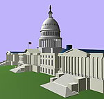 白宫3D模型