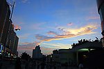 广州城市黄昏彩云