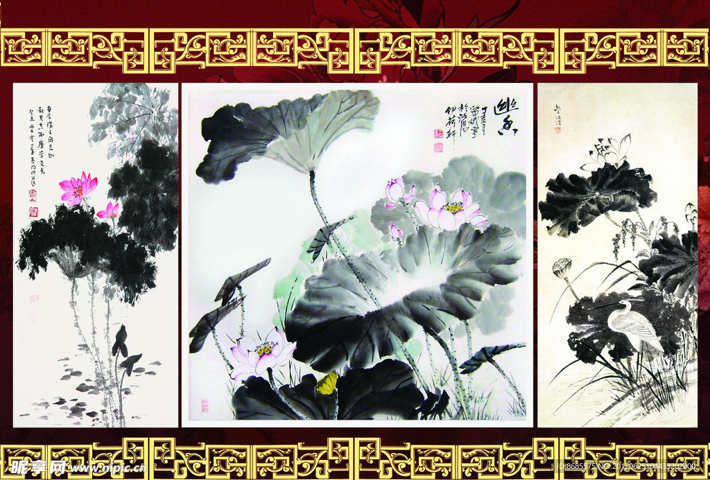 荷色月潭