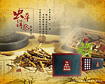 虫草洋参户外海报