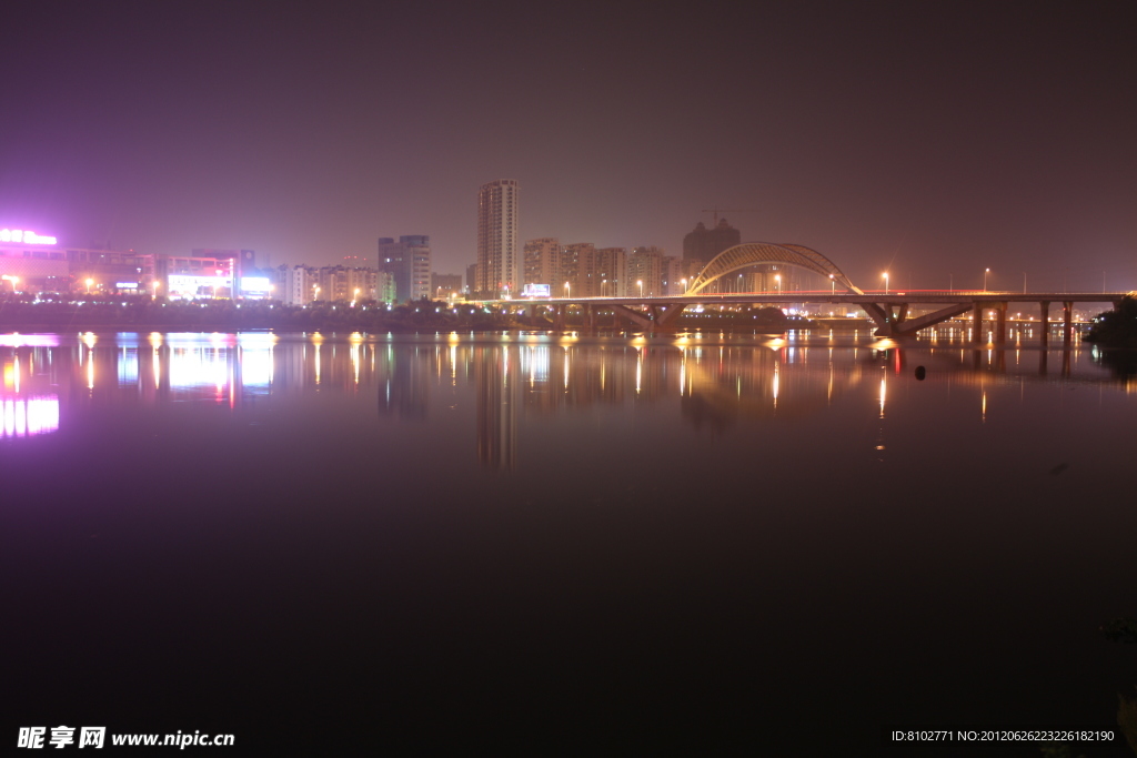 赣州章江夜色