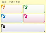 列表边框