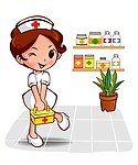 卡通护士图