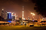 上海国际港口中心夜景