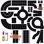 公路道路矢量素材