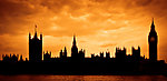 英国议会大楼 夜景
