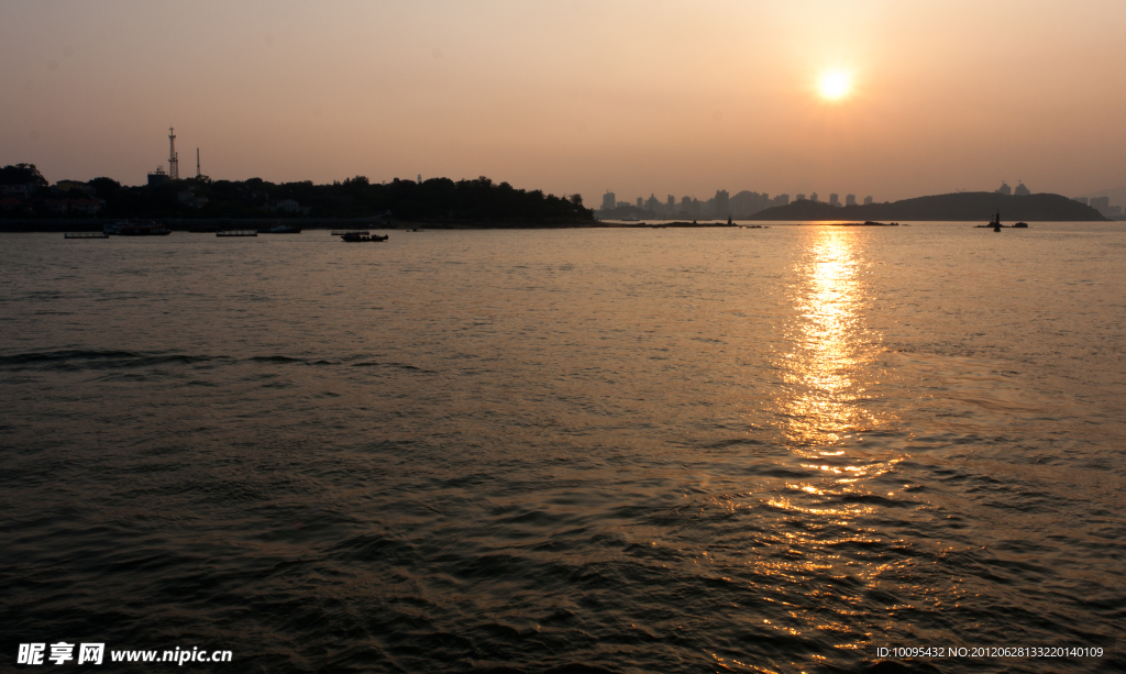 厦门夕阳西下