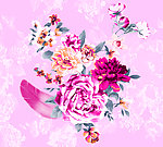 羽毛花