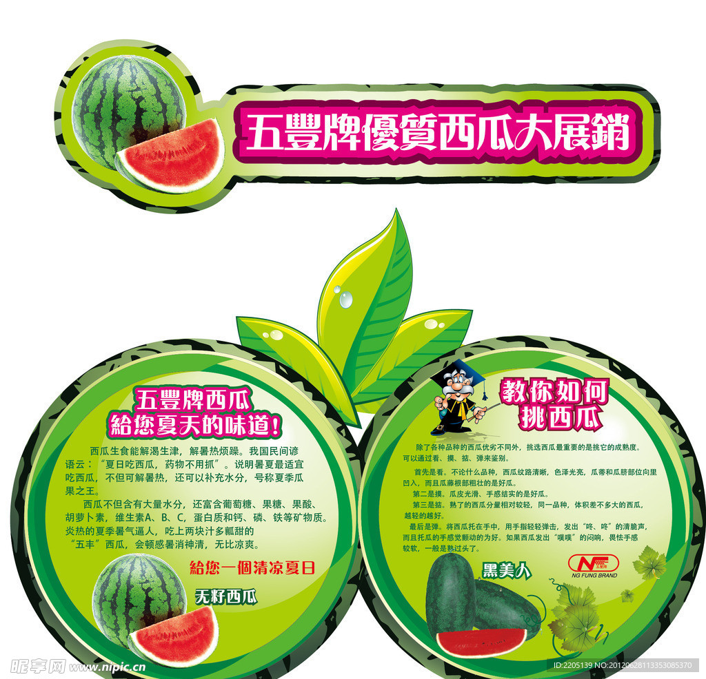 西瓜吊牌