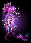 梦幻花纹花朵