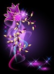 炫彩动感梦幻鲜花花卉