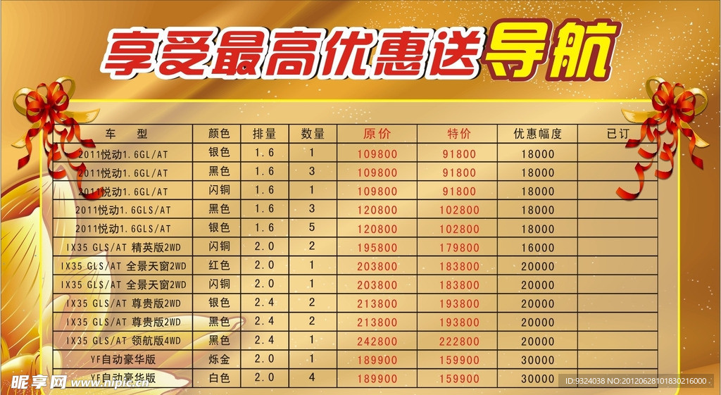 优惠榜