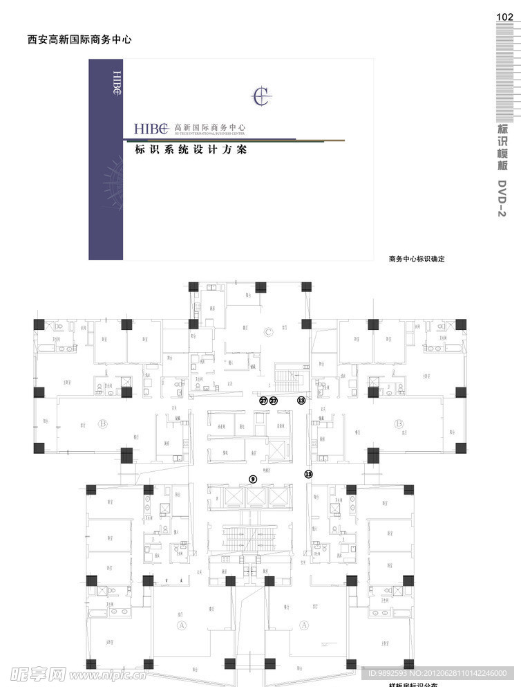标识牌分布图