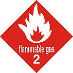 易燃气体标志 flammble gas 标志