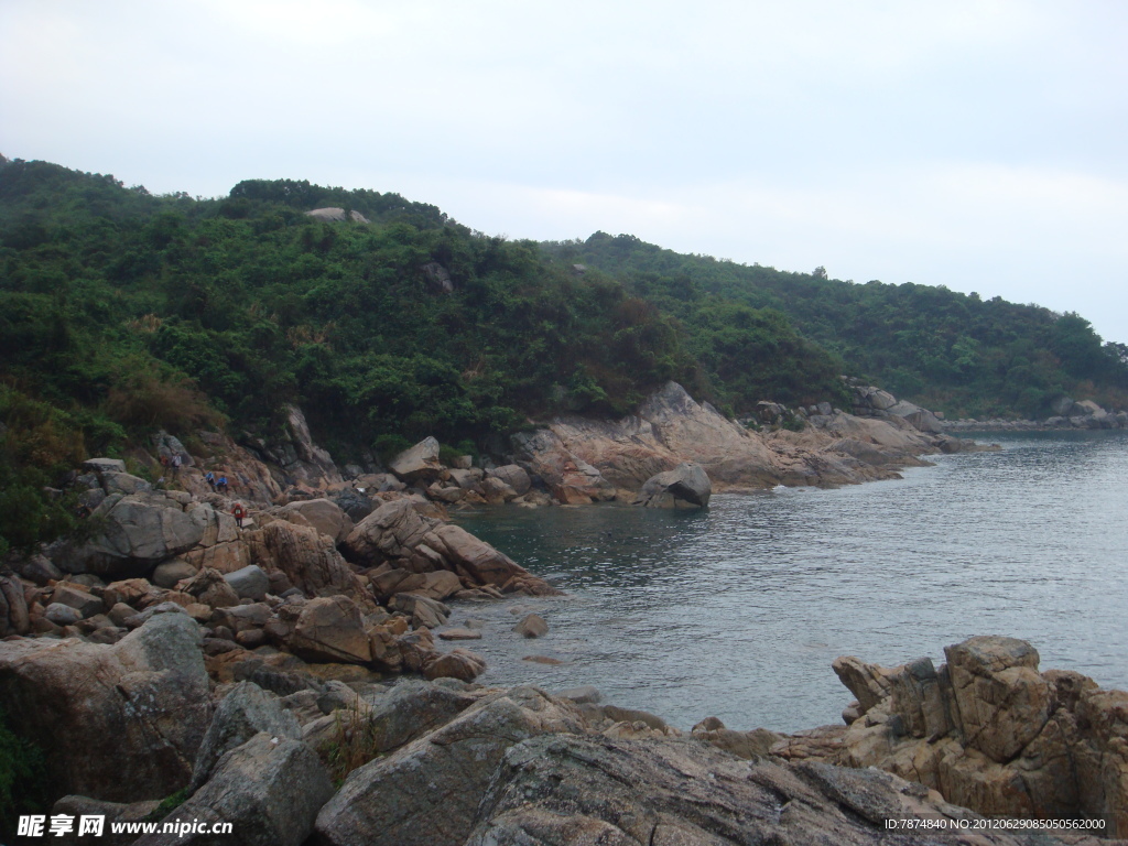 深圳西涌海岸线